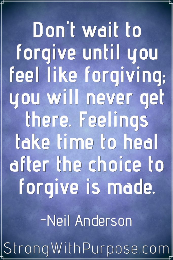 Forgive and Set Yourself Free