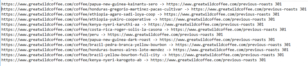 SquareSpace URL Redirect List Website SEO Services