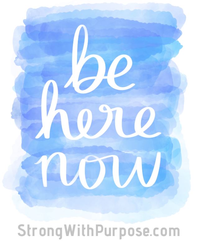 Be Here Now Digital Art - Strong with Purpose