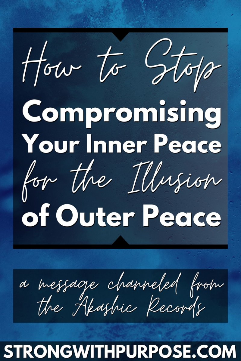 Read more about the article How to Stop Compromising Your Inner Peace for the Illusion of Outer Peace