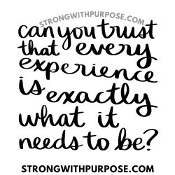 Can You Trust That Every Experience Is Exactly What It Needs to Be?