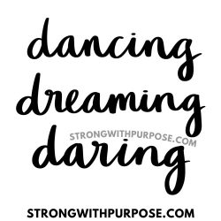 Dancing Dreaming Daring