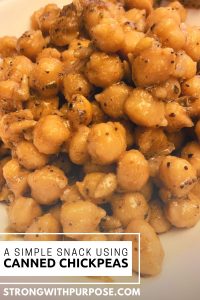 Read more about the article A Simple Snack Using Canned Chickpeas